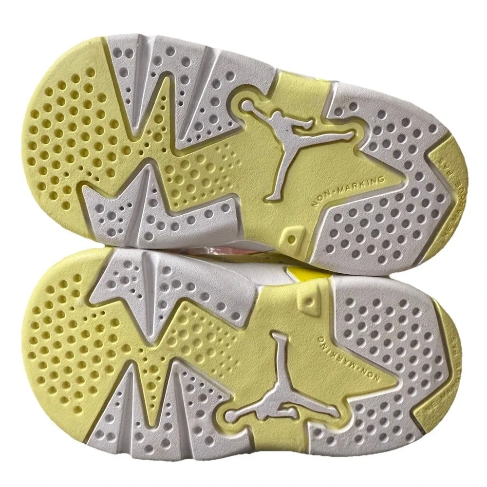 Nike Air Jordan Retro 6 Citron Tint Dynamic Yellow | 645127-800 Toddler Size 4C